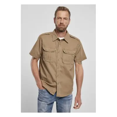 BRANDIT Vintage Shirt shortsleeve - camel 53603800