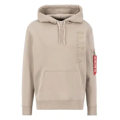 ALPHA INDUSTRIES Mikina písková / červená 97941503