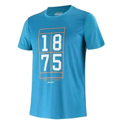 Dětské tričko Babolat Exercise Graphic Tee Blue 10 - 12 let 99600027