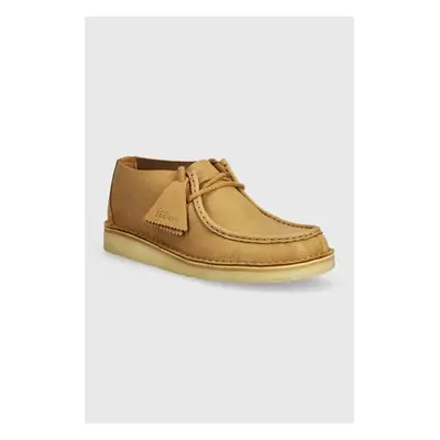 Nubukové polobotky Clarks Originals Desert Nomad hnědá barva, 26176543 90865490