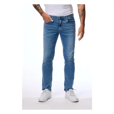 Pánské džíny CROSS JEANS Trammer středně modré-seprané- 100237719