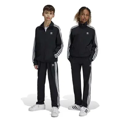 Dětské tepláky adidas Originals FIREBIRD PANTS černá barva, s aplikací 99232837