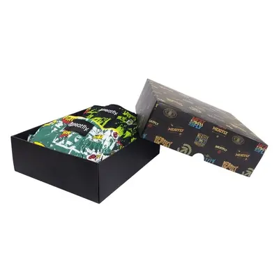 Meatfly pánské boxerky Agostino Green Comics Gift Pack | Zelená 67060034