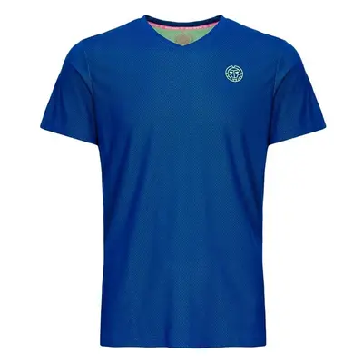 Dětské tričko BIDI BADU Evin Tech Round-Neck Tee Blue/Neon Green 140 99600344