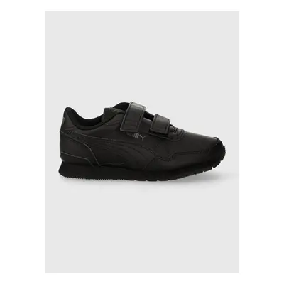 Dětské sneakers boty Puma ST Runner v3 L V PS černá barva 91545387