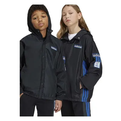 Dětská bunda adidas Originals WINDBREAKER černá barva, JG8487 98058696