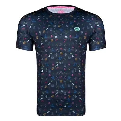 Dětské tričko BIDI BADU Deon Tech Tee Dark Blue, Mixed 128 cm 99600280