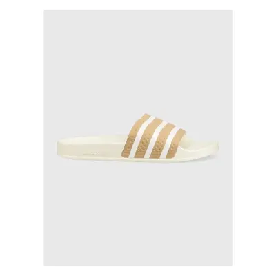 Pantofle adidas Originals Adilette GY2102 pánské, béžová barva, GY2102 73944934