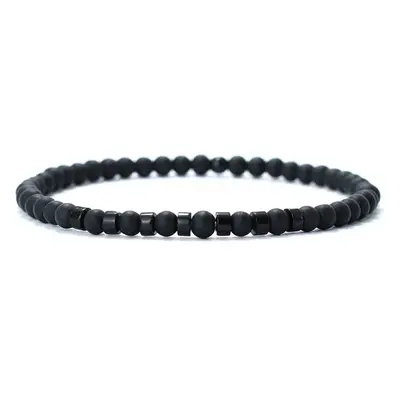 Daniel Dawson Korálkový náramek Sabino 4 mm Onyx a Obsidián 90352116