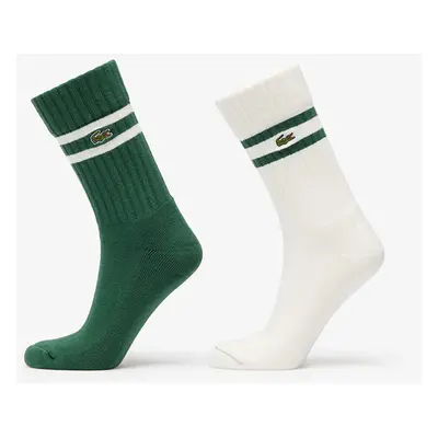 Ponožky LACOSTE Socks Green/ Flour 43-46 100270109