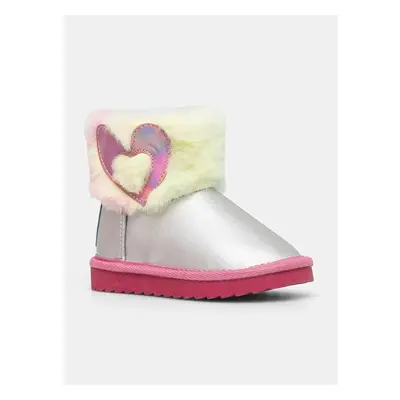 Dětské sněhule Agatha Ruiz de la Prada stříbrná barva, 241988 100210688