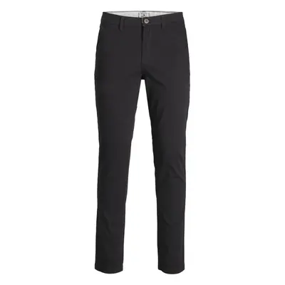 Jack & Jones Plus Chino kalhoty JPSTMarco JJDave černá / bílá 83917120