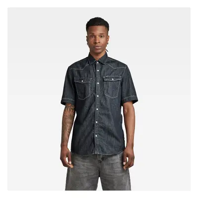 G-STAR Shirt - 3301 slim shirt s\s blue 99788213