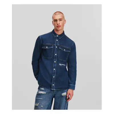 KOŠILE KARL LAGERFELD JEANS KLJ REGULAR UTLTY SHIRT JACKET 88517492