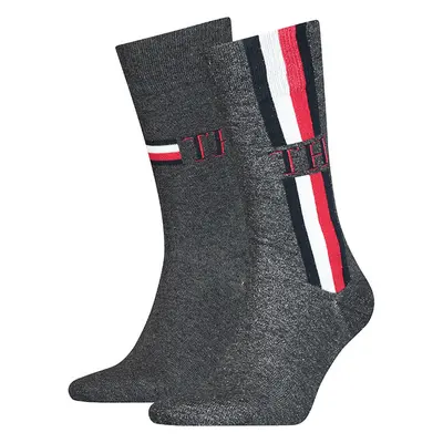 Tommy Hilfiger Socks - TH MEN SOCK 2P ICONIC STRIPE grey 87813921