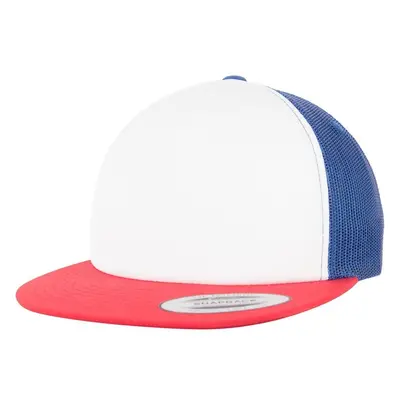 Flexfit Foam Trucker s bílým předním červeným/wht/royal 87554377