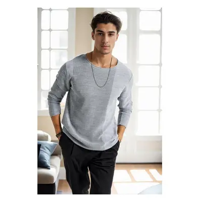 60226 Dewberry Knitwear Menswear Sweater-GREY 99795402