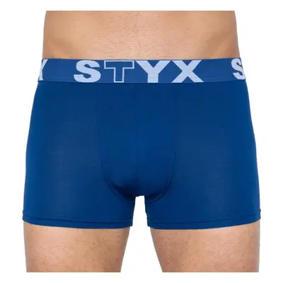 Pánské boxerky Styx sportovní guma tmavě modré 93584898