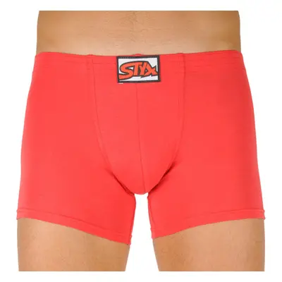 Pánské boxerky Styx long klasická guma červené 93584968