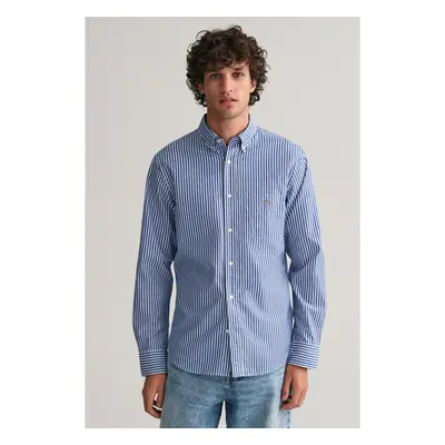 KOŠILE GANT REG POPLIN STRIPE SHIRT COLLEGE BLUE 96262345