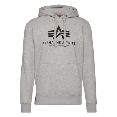 ALPHA INDUSTRIES Mikina šedý melír / krvavě červená / černá 98138584