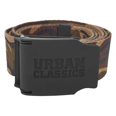 Urban Classics Woven Belt Rubbered Touch UC dřevěná kamufláž 91234112