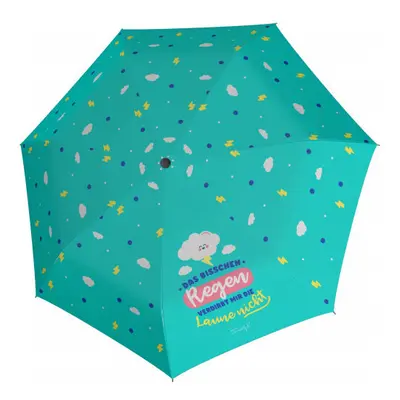 Doppler Kids Mini HAPPY CLOUD - dětský skládací deštník, zelená, 80511053