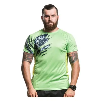 Meatfly funkční triko Reaper A - Lime green | Zelená 60673799