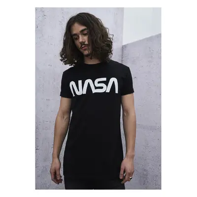 Mister Tee Černé tričko NASA Worm 91309637