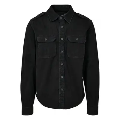 Pánská košile Brandit Vintage Shirt - černá 43838775