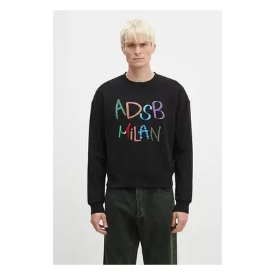 Bavlněná mikina Andersson Bell Milan Embroidery Sweatshirt černá barva 99247526