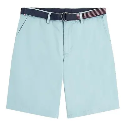 Tommy Hilfiger Shorts - HARLEM SHORT L.TWILL BELT blue 96005055