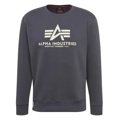 ALPHA INDUSTRIES Mikina tmavě šedá / bílá 70195295