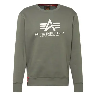 ALPHA INDUSTRIES Mikina khaki / přírodní bílá 66311403