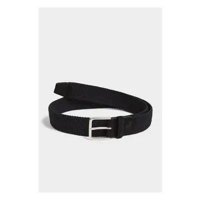 OPASEK GANT ELASTIC BRAID BELT BLACK 84606096