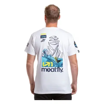 Meatfly pánské tričko Dakar Blue/White | Modrá 87685404