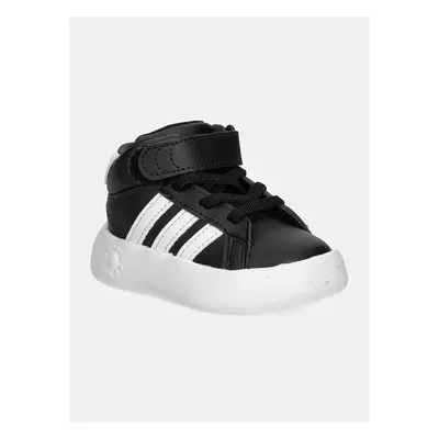 Dětské sneakers boty adidas GRAND COURT MID černá barva, IE3867 99279106