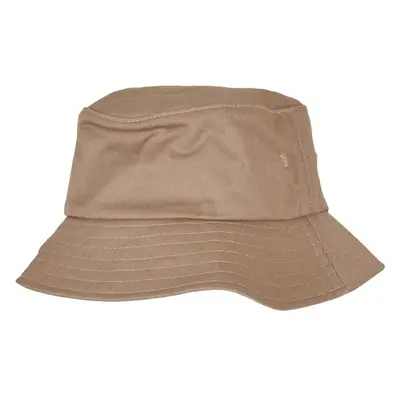 Dětská khaki čepice Flexfit Cotton Twill Bucket 87527725