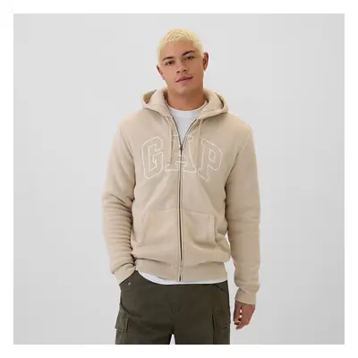 Mikina GAP Logo Fullzip Sherpa Hoodie Bedrock S 100242872