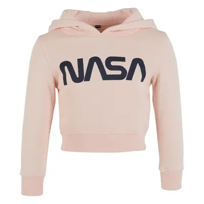 Mister Tee Dětská NASA Cropped Hoody růžová 87528661