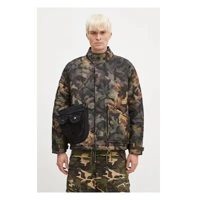 Bunda Andersson Bell Multi-Pocket Camouflage Quilted Jumper pánská, 99543059