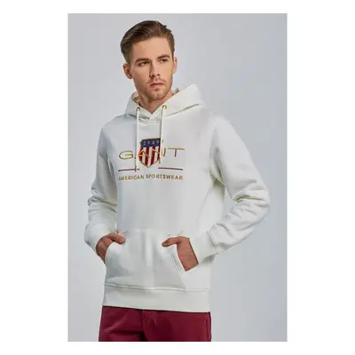 MIKINA GANT ARCHIVE SHIELD HOODIE EGGSHELL 76936234