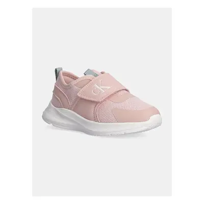 Dětské sneakers boty Calvin Klein Jeans růžová barva, V1A9-80992 99953613