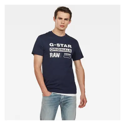 G-STAR T-shirt - Graphic 8 r t s\s dark blue 99803824