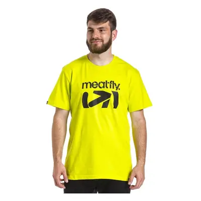 Meatfly pánské tričko Podium Safety Yellow | Žlutá 72852593