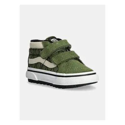 Kojenecké kecky Vans MTE SK8-Mid Reissue zelená barva, VN000D11V0N1 99236861