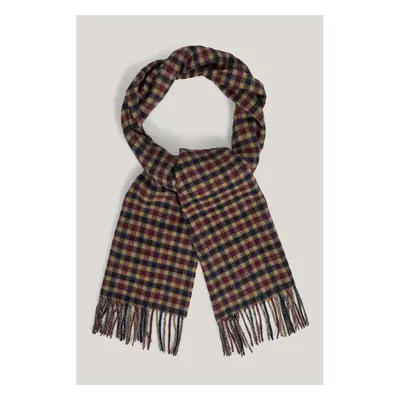 ŠÁLA GANT GINGHAM WOVEN SCARF WINE RED 99405535