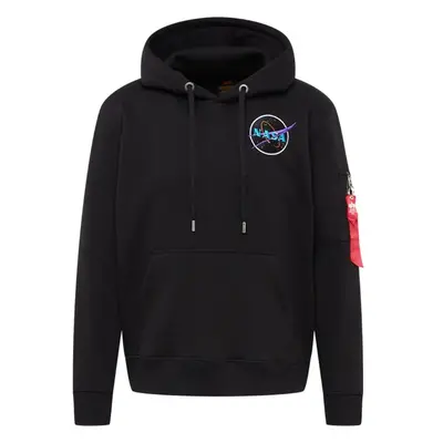 ALPHA INDUSTRIES Mikina Dark Side světlemodrá / oranžová / černá / 73947325