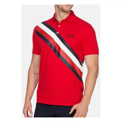 Pánské červené polo triko Tommy Hilfiger 84046018