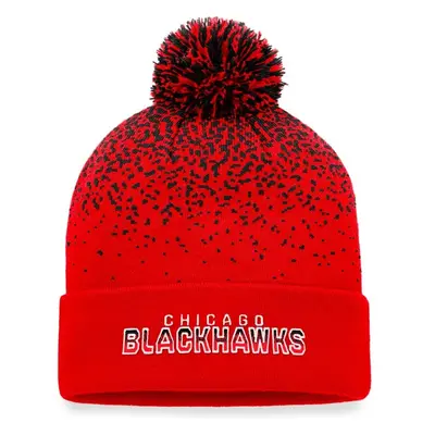 Zimní čepice Fanatics Iconic Gradiant Beanie Cuff with Pom Chicago 99601083